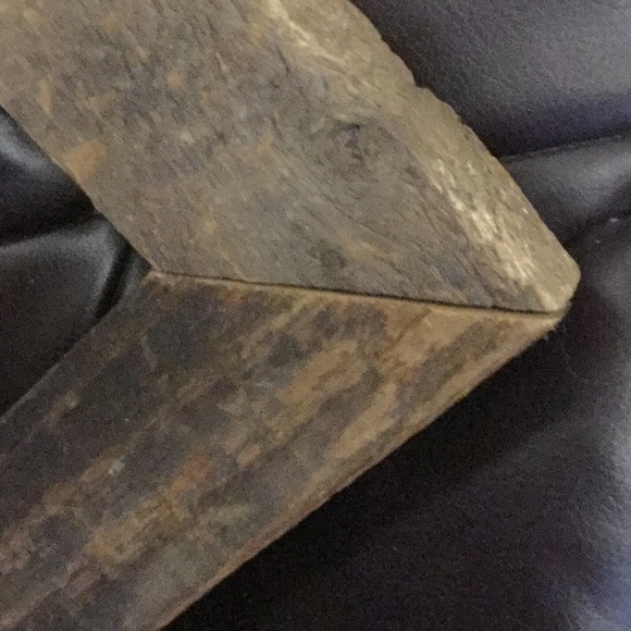 Wood primitive rustic frame farmhouse cabin lodge artisan western cowboy cowgirl - Picture 2 of 4